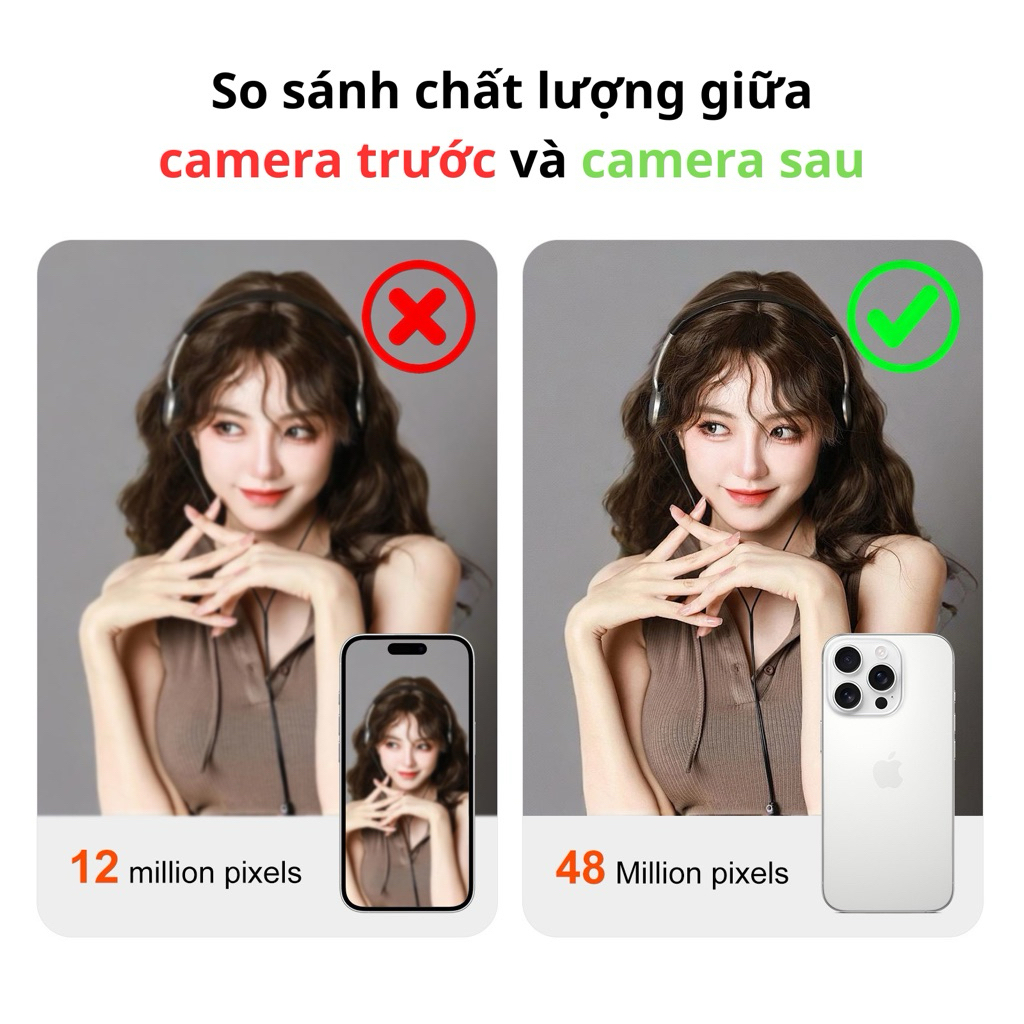 Gương Phản Chiếu Cam Sau Siêu Nét Góc Rộng Phù Hợp Mọi Điện Thoại Livestream Quay Video Review Sản Phẩm Chuyên Nghiệp