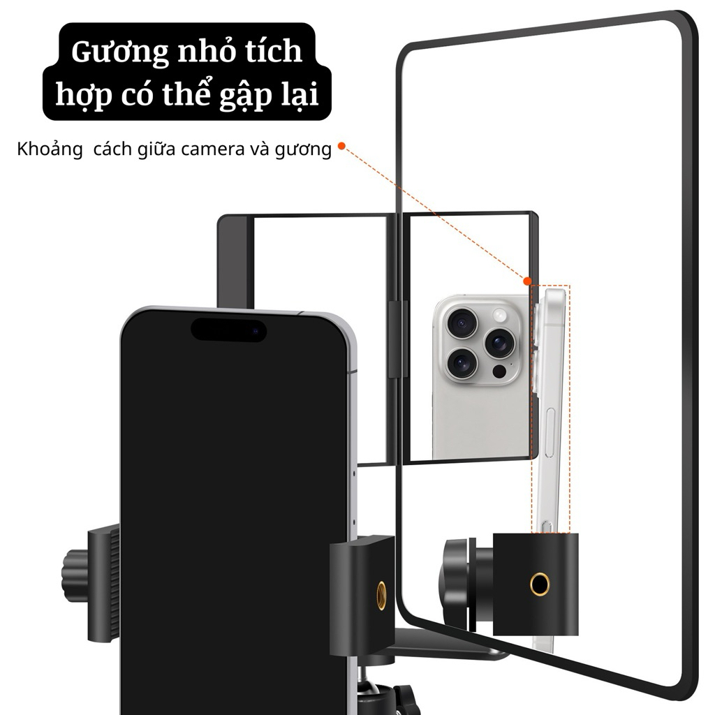 Gương Phản Chiếu Cam Sau Siêu Nét Góc Rộng Phù Hợp Mọi Điện Thoại Livestream Quay Video Review Sản Phẩm Chuyên Nghiệp