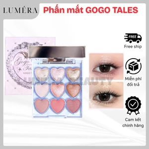 Bảng phấn mắt GOGO TAES GT796 9 ô trái tim gogotales Rococo Sweet Eyes Shadow Disk Lumerabeautystore