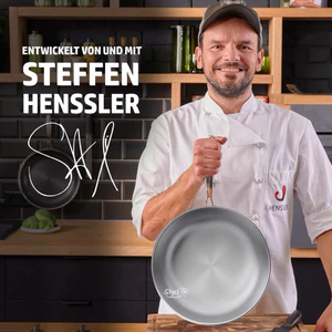 Chảo Đức Henssler chống dính đa điểm inox18/10 H1003 / H1004 / H1005