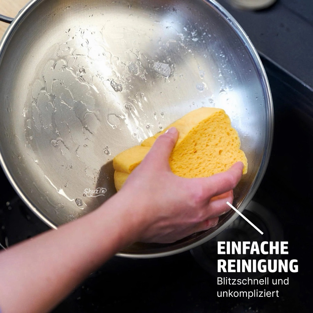 Chảo Đức Henssler chống dính đa điểm inox18/10 H1003 / H1004 / H1005