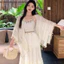 Áo Choàng Lưới Đi Biển Quảng Bông Phong Cách Trung Hoa❤️