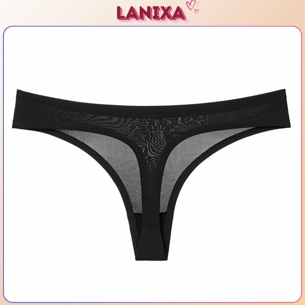 SET 3 Quần lót nữ su đúc không đường may Quần chip nữ đáy lót cotton kháng khuẩn khử mủi LANIXA L716