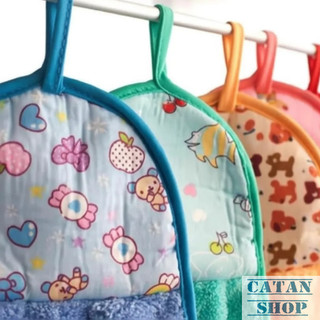 Khăn Lau Tay Cotton Treo Nhà Bếp Nhiều Màu Sắc Xinh Xắn, Khăn Bếp Treo Lau Tay Thấm Hút Dễ Giặt