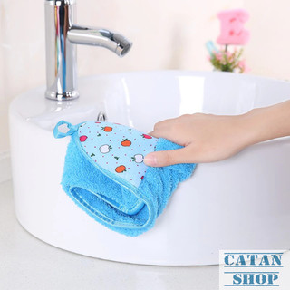 Khăn Lau Tay Cotton Treo Nhà Bếp Nhiều Màu Sắc Xinh Xắn, Khăn Bếp Treo Lau Tay Thấm Hút Dễ Giặt