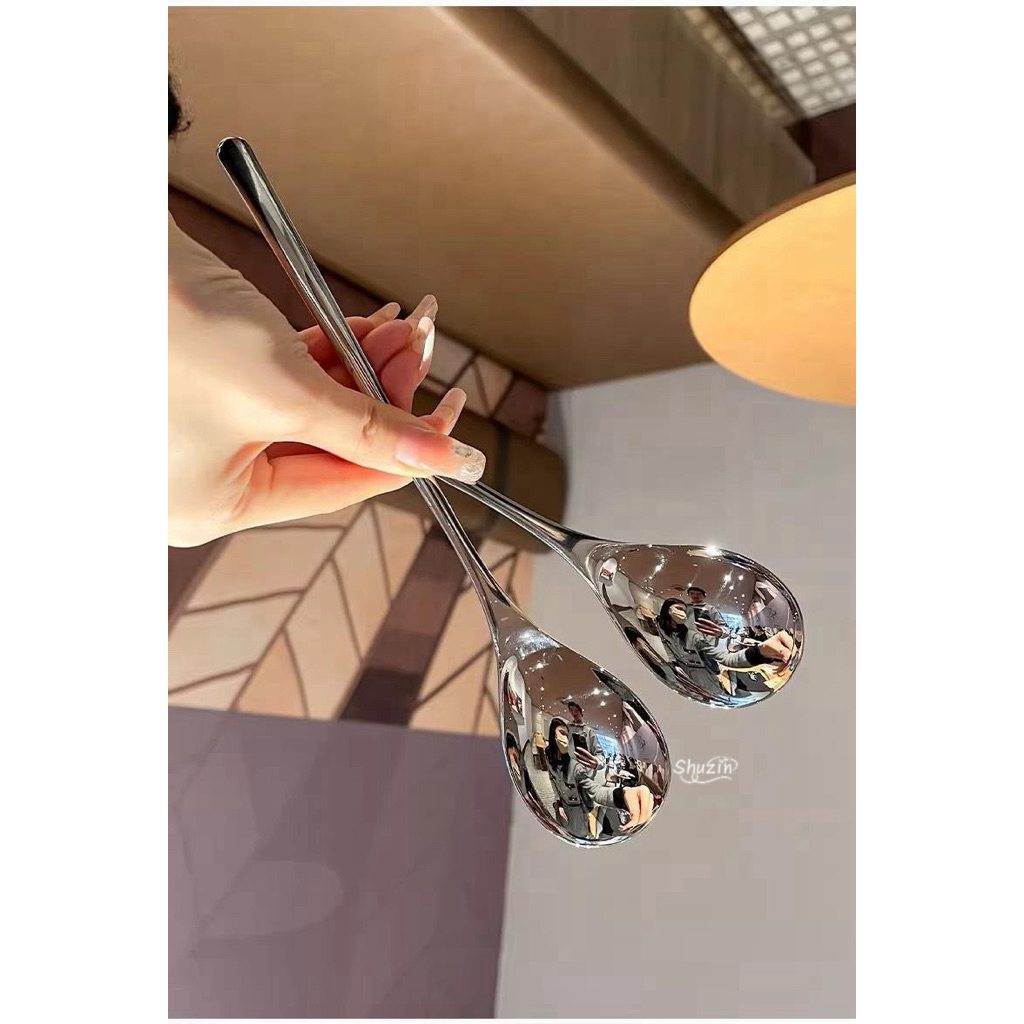 Thìa inox cán dài Chockmen C301N - C301B - C301A