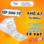 Giấy In Nhiệt A7 75x100mm Tệp 500 Tờ Loại Dày Không Phai Mực In Đơn Shopee VUILEE RETAIL
