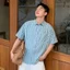 Áo Kẻ Flannel Cộc Tay DINOMAN Dệt Mịn Không Nhăn Đứng Form Thoáng Mát Phong Cách Trẻ Trung Năng Động SM027