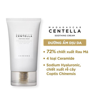 Kem dưỡng da giảm mụn Chiết Xuất Rau Má Skin1004 Madagascar Centella Soothing Cream 75ml (Mẫu mới)