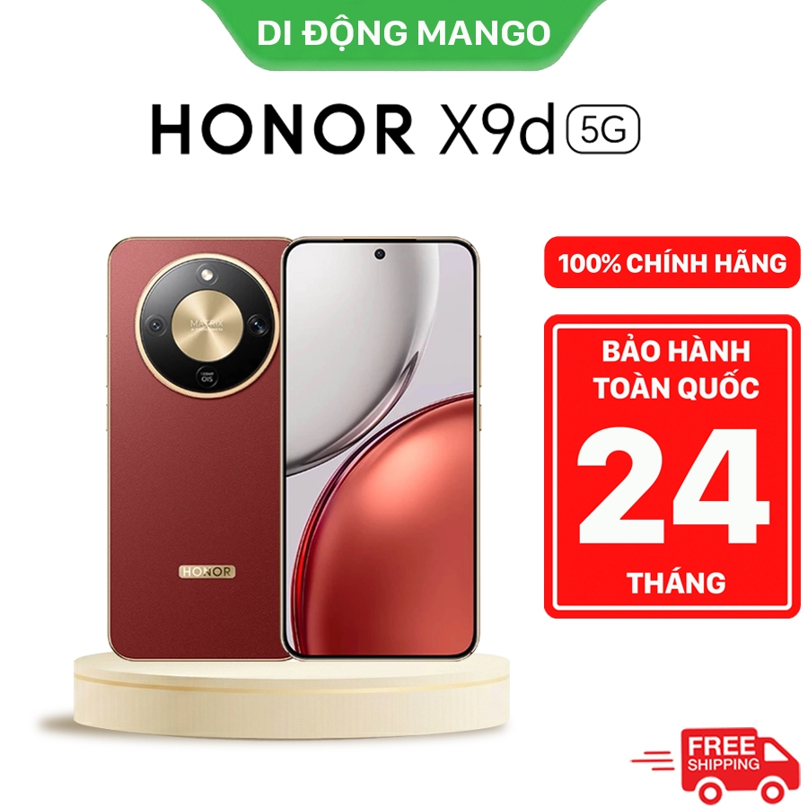 Điện thoại Honor X9d 5G 8G/256G | Chính hãng | Pin 8300mAh | Camera AI 108 MP| BH 24 Tháng