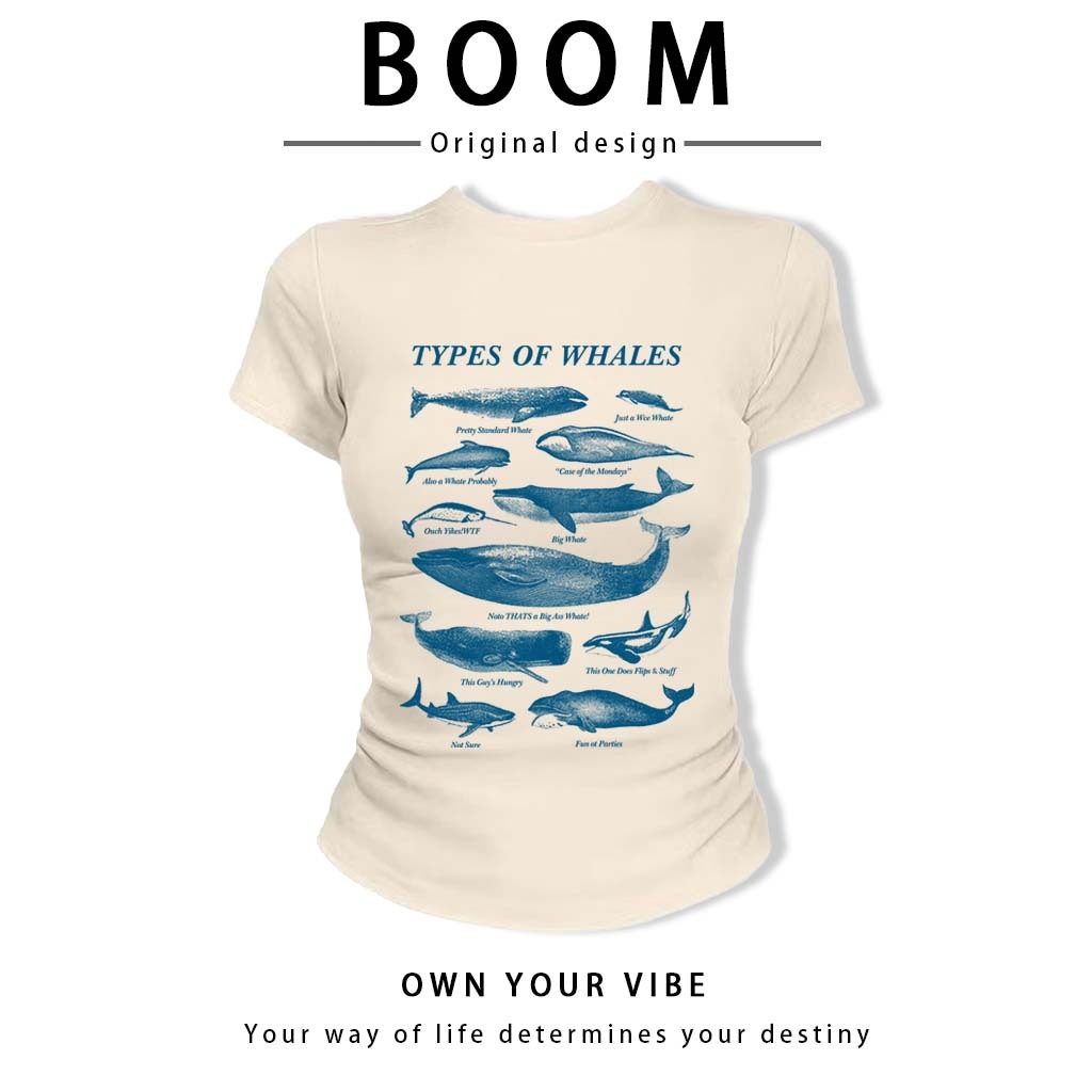 BOOM🔥 Áo Baby Tee Nữ Cotton Ôm Body-Áo Thun Ngắn Tay Y2K In Hình Phong Cách Mới Mùa Hè, Ôm Cổ Tròn Hàng Đầu phong cá #11