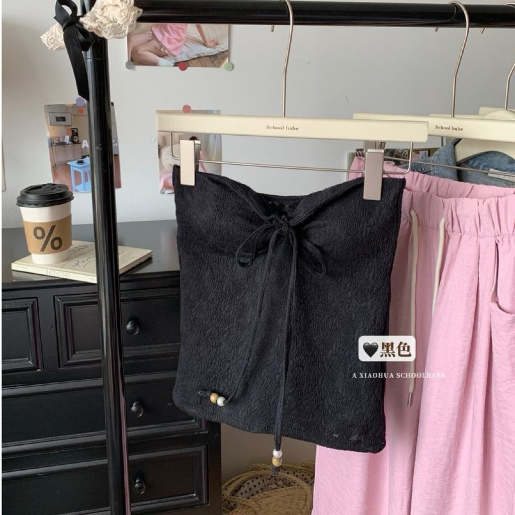 [ Order 7-15n] Set Áo Quây Nơ Kèm Chân Váy Hoa Cúc Hoạ Mi Dáng Dài❤️