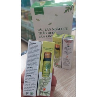 Combo 2 chai Dầu Lăn Ngải Cứu Thảo Dược Bảo Linh (chai 10ml) - Giảm Đau Đầu, Đau Vai Gáy, Cảm Lạnh.