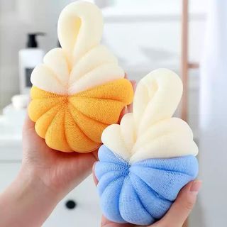 Bông tắm tròn cao cấp 4 màu - siêu tạo bọt kì cọ tẩy da chết, bông tắm dai, mềm, mịn HomieTech