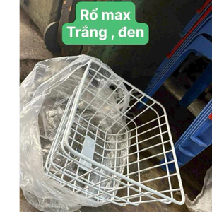 Rổ trước xe MAX ( Trắng , Đen )
