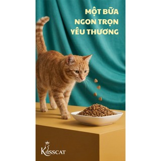 Hạt Kiss Cat Fureva Cho Mèo Túi 1kg, Thức Ăn Hạt Hàn Quốc Hỗ Trợ Tiêu Búi Lông & Mượt Lông