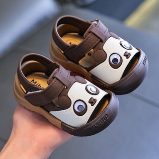 Sandal mắt chống vấp cho bé trai thông hơi thoáng khí chất liệu cao su non siêu êm mềm