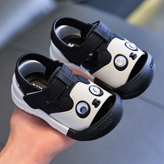 Sandal mắt chống vấp cho bé trai thông hơi thoáng khí chất liệu cao su non siêu êm mềm