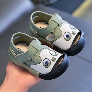 Sandal mắt chống vấp cho bé trai thông hơi thoáng khí chất liệu cao su non siêu êm mềm