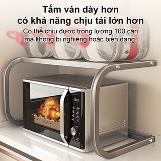 BMZAR Kệ Lò Vi Sóng CAO CẤP thép cacbon Kệ gia vị Lưu trữ đa năng bền bỉ lâu dài