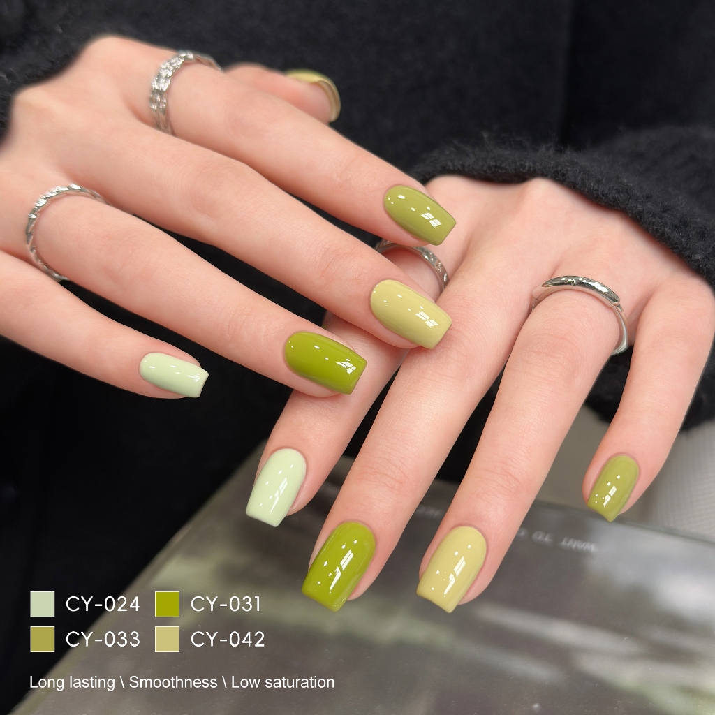 XEIJAYI 40ml - Sơn móng tay dạng gel màu đỏ, vàng, xanh dương, nâu, hồng và đen mới, độ bão hòa màu cao, dung tích lớn.