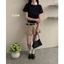 Áo polo cổ kẻ nơ QCCC