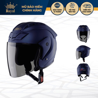Nón Bảo Hiểm 3/4 Asia MT115 Có Kính Che Full Mặt, Nam Nữ Đi Xe Máy