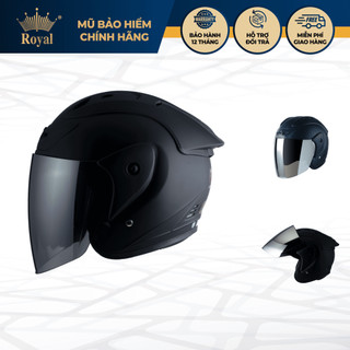 Nón Bảo Hiểm 3/4 Asia MT115 Có Kính Che Full Mặt, Nam Nữ Đi Xe Máy