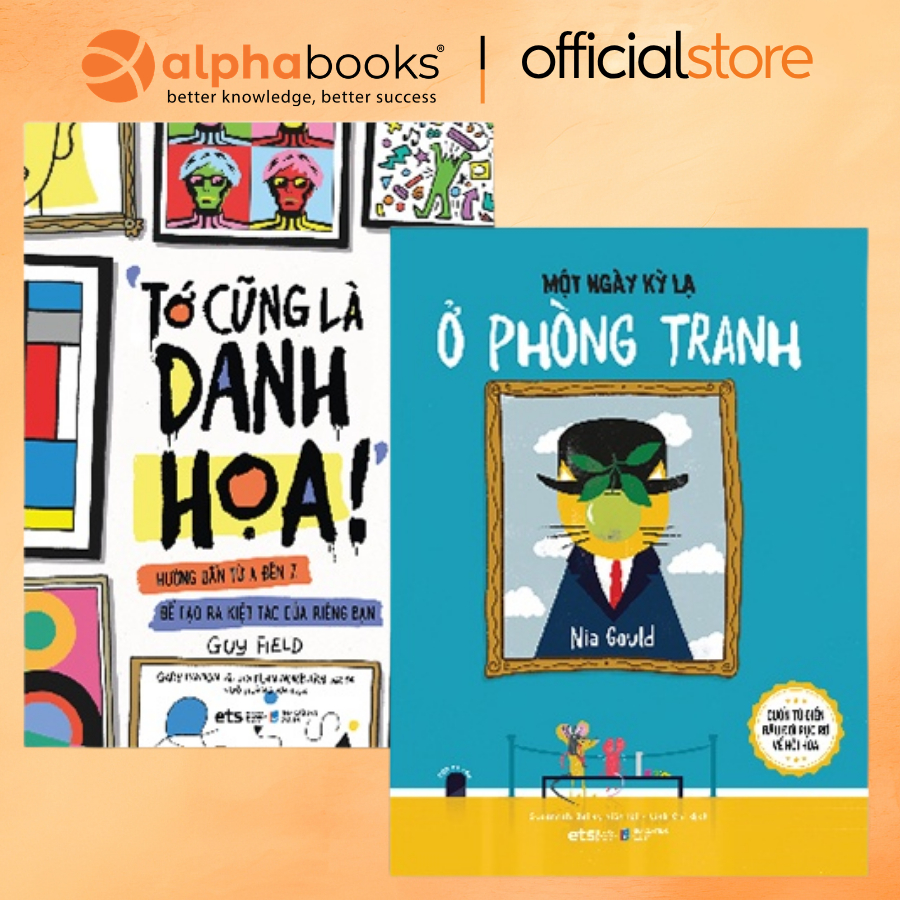 Sách - Bộ Đến Với Nghệ Thuật Thiếu Nhi (2 Cuốn): Tớ Cũng Là Danh Họa + Một Ngày Kỳ Lạ Ở Phòng Tranh