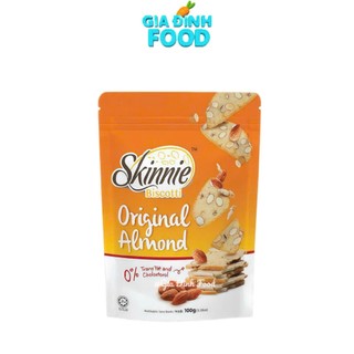 Bánh nướng không dầu Biscotti Skinnie 100g - Bánh hạt ăn kiêng