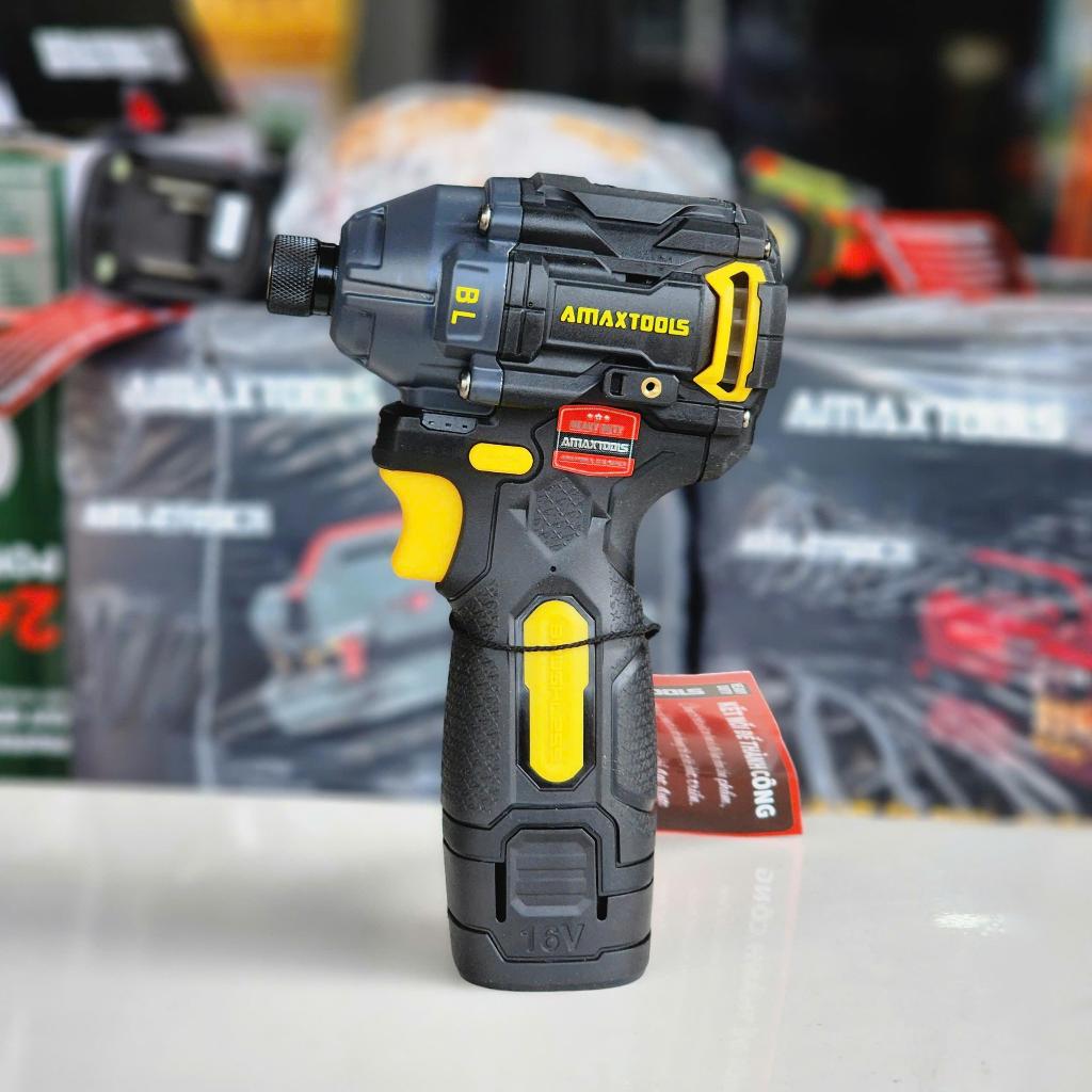 Máy vặn vít pin AMAXTOOLS AV18514SA 16V – Brushless, lực siết 185Nm, chuyên dụng Heavy Duty