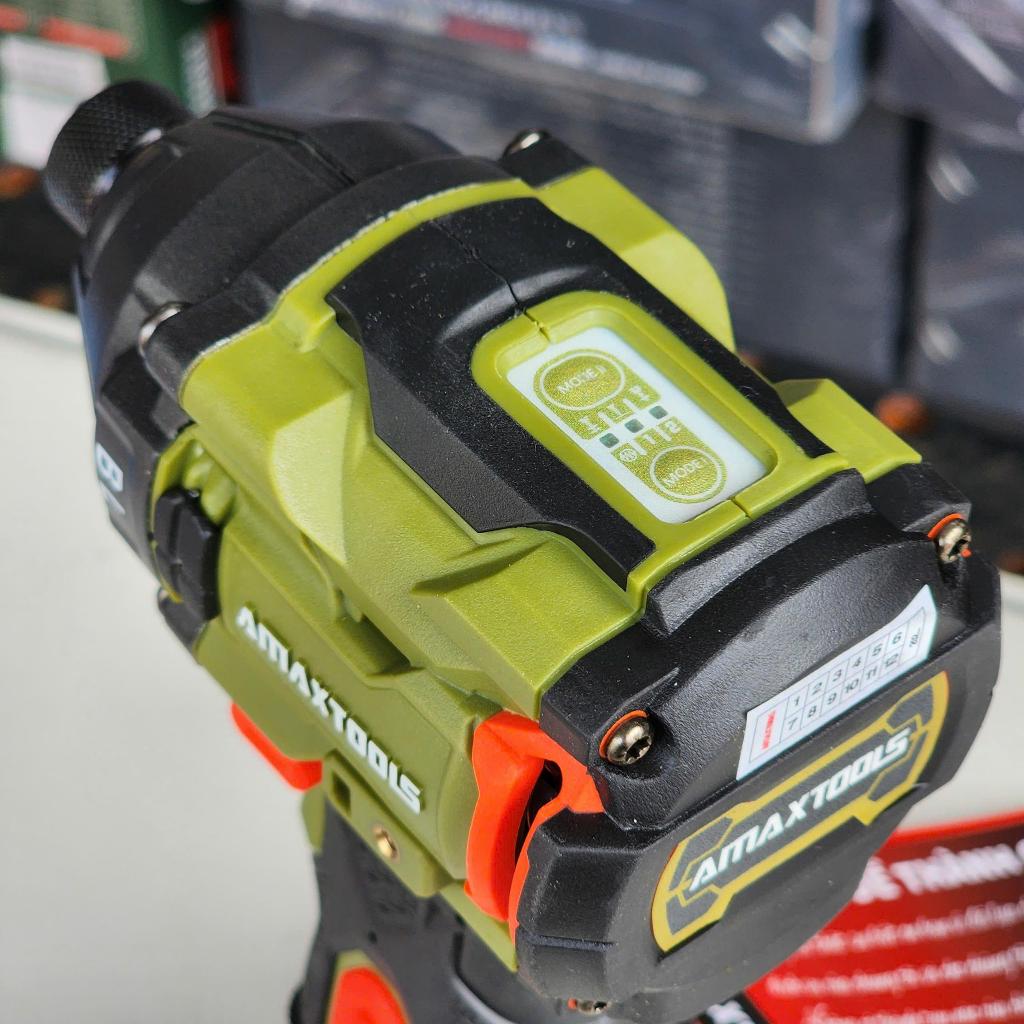 Máy vặn vít pin AMAXTOOLS AV18514SA 16V – Brushless, lực siết 185Nm, chuyên dụng Heavy Duty