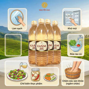 Giấm Gạo Nguyễn Gia Lên Men Tự Nhiên 500ml NGG0021