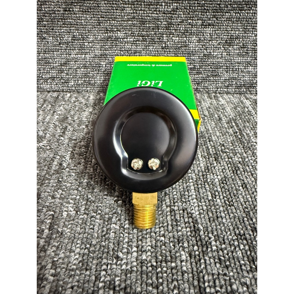 Đồng hồ áp suất hơi LiGi kích thước mặt 63mm ren đồng 1/4NPT / 13mm