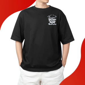 Áo thun Nam form rộng- Chất liệu 95%cotton - định lượng 250gsm