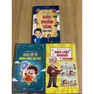 Combo sách 3 cuốn - Đắc Nhân Tâm, Tử Tế, Định luật Murphy