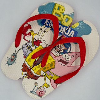 Dép bé Hùng Đào in hình SpongeBob SquarePants