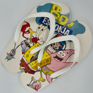 Dép bé Hùng Đào in hình SpongeBob SquarePants