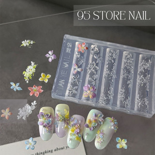 khuôn silicon làm hoa , bướm thuỷ tinh - làm charm nail
