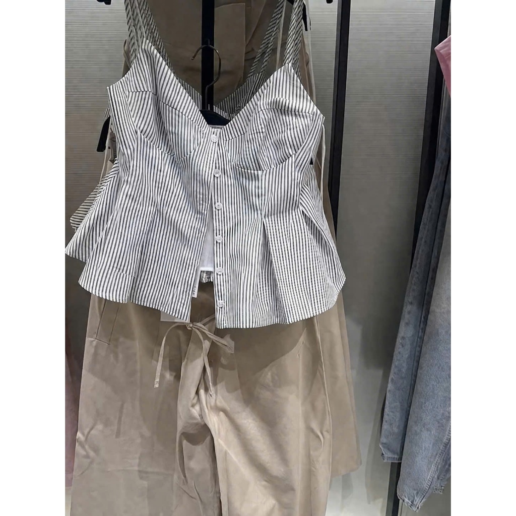 ÁO HAI DÂY BABYDOLL NỮ TÍNH FORM XÒE NHẸ NHÀNG.