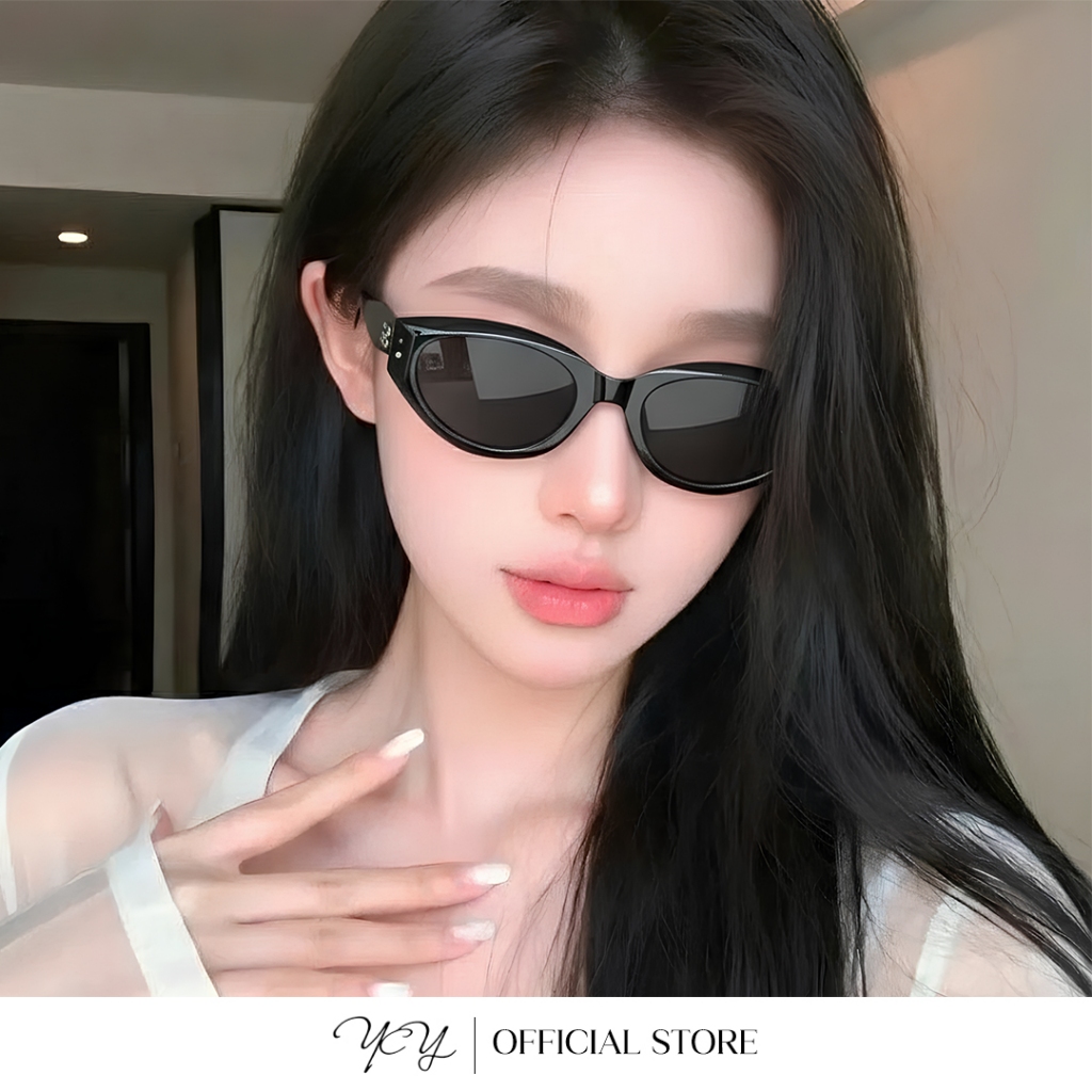 YCY Kính Mắt Mèo EMS Siêu Nhẹ Chất Liệu EMS Thụy Sĩ Chống Nắng UV400