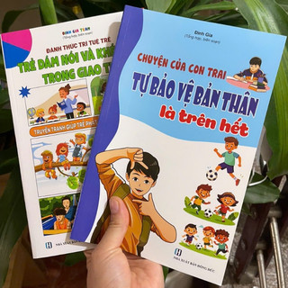 Combo sách 2 cuốn - Chuyện của con Trai, Trẻ dám nói và khéo léo trong giao tiếp