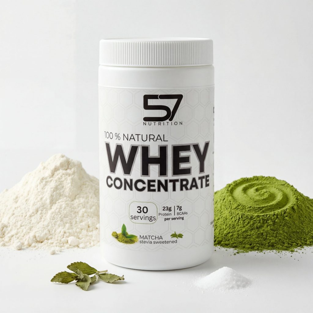 Sữa bổ sung đạm vị ngọt từ cỏ stevia 57N Whey Concentrate 1KG - KEYGYM