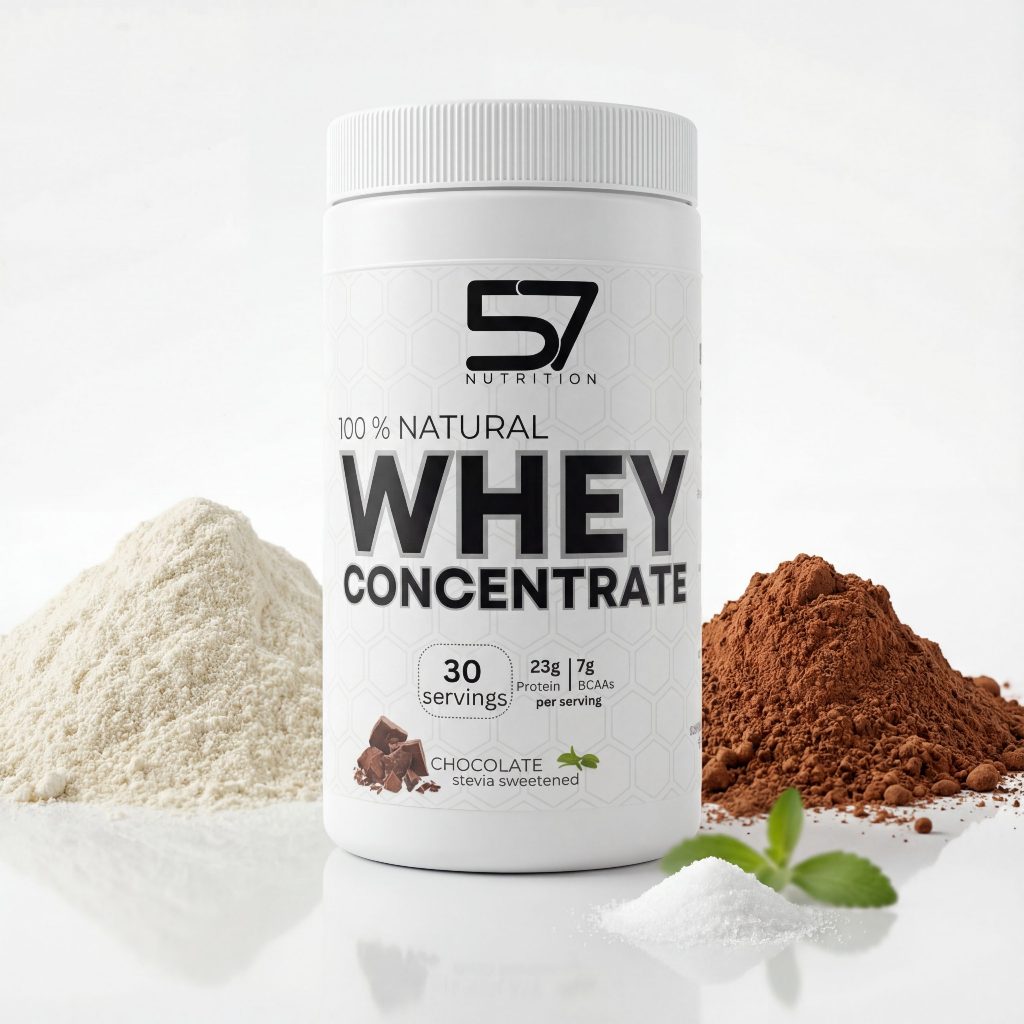 Sữa bổ sung đạm vị ngọt từ cỏ stevia 57N Whey Concentrate 1KG - KEYGYM