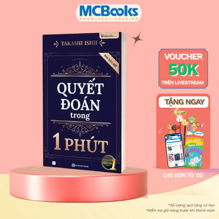 [Outlet S2]Sách - Quyết Đoán Trong 1 Phút (Bản Đặc Biệt) - Unibooks