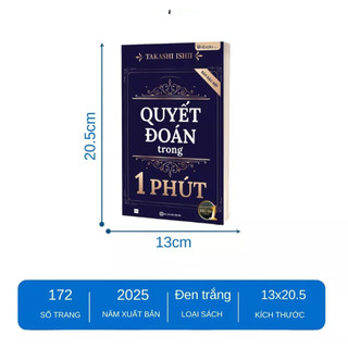[Outlet S2]Sách - Quyết Đoán Trong 1 Phút (Bản Đặc Biệt) - Unibooks