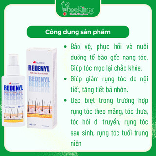 Chai xịt REDENYL LOTION kích thích mọc tóc, ngăn ngừa rụng tóc - lọ 80ml