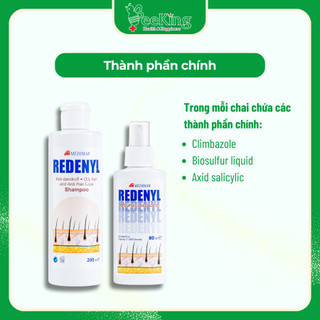 Dầu gội REDENYL SHAMPOO làm sạch gàu, giúp tóc bóng đẹp, chắc khỏe - Hộp đựng chai 200ml