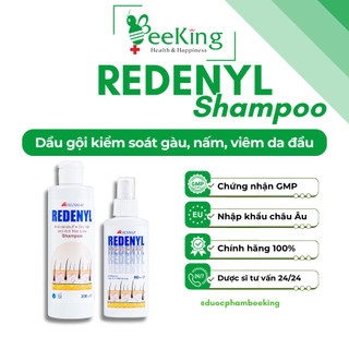 Dầu gội REDENYL SHAMPOO làm sạch gàu, giúp tóc bóng đẹp, chắc khỏe - Hộp đựng chai 200ml