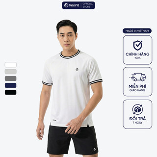 Áo Thun Nam WINFIT FlexForm Chính Hãng – Chất Liệu Microfiber Cao Cấp, Mềm Mịn, Nhẹ, Không Thô Ráp, Thoáng Mát WAT001